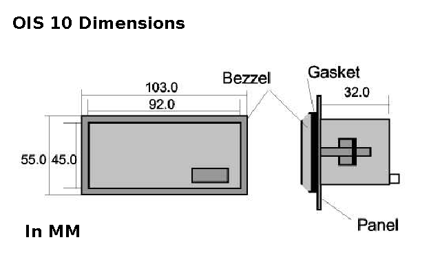 OIS10 - dimentions